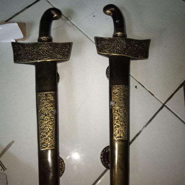 Logamjowo Set Hendle Pintu Rumah Keris Hendle Dan Body Kunci