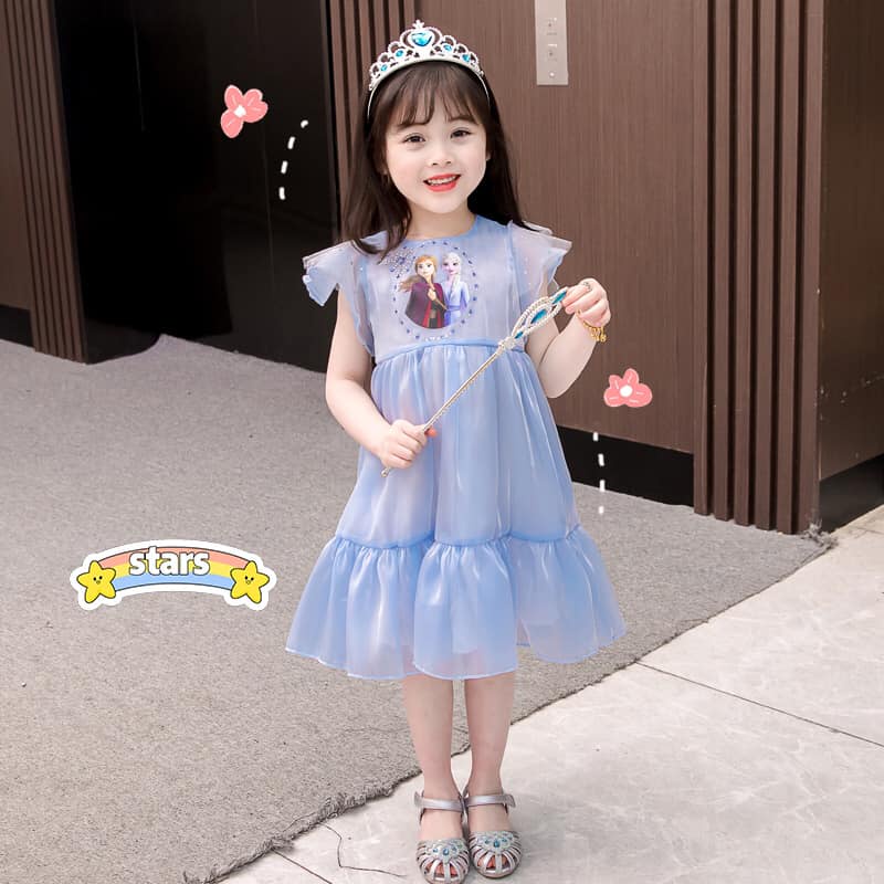 DRESS ANAK PEREMPUAN FROZEN - D0518