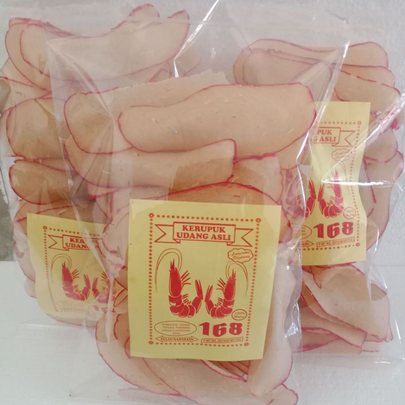 

kerupuk udang 168 asli sangat enk berat 120gr