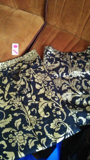 Batik Couple Keluarga Sania Ruffle Ori Ndoro Jowi Dnt Motif Bakung