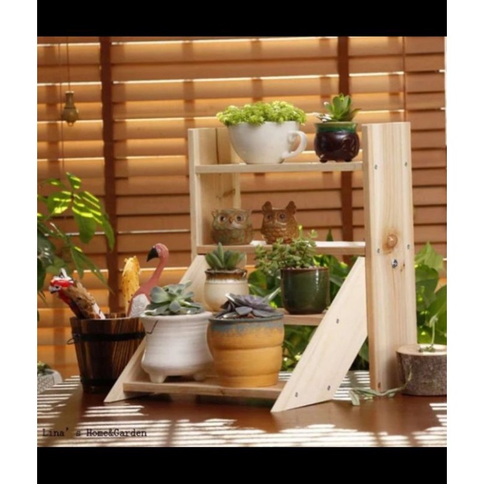 Rak bunga unik 4 tingkat