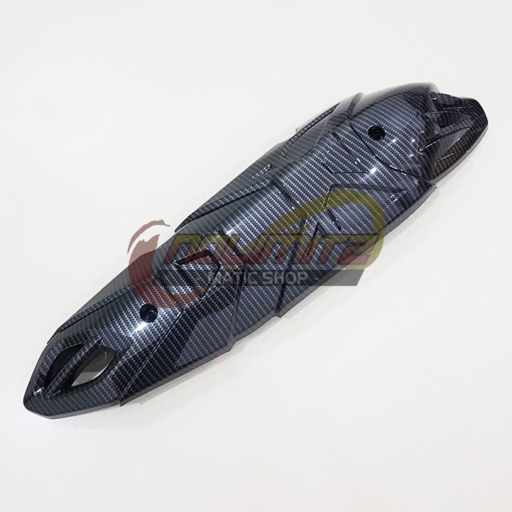 Cover Tutup Pelindung Muffler Knalpot NEMO Carbon New Yamaha NMAX 2020 Connected