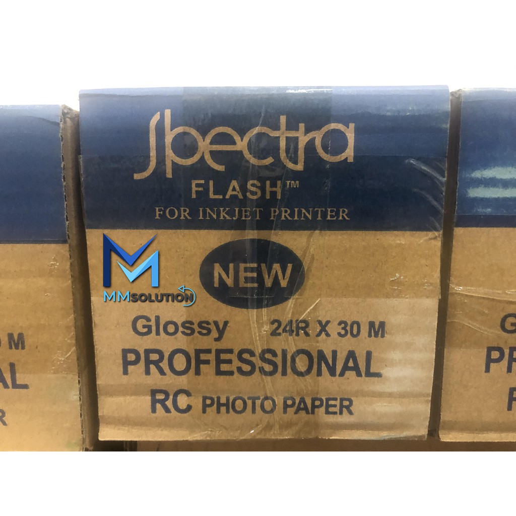 Spectra 24R Photo Paper Glossy 24R 260 Gram (60,96CM x 30Meter) / Kertas Foto Glossy 24R for Plotter