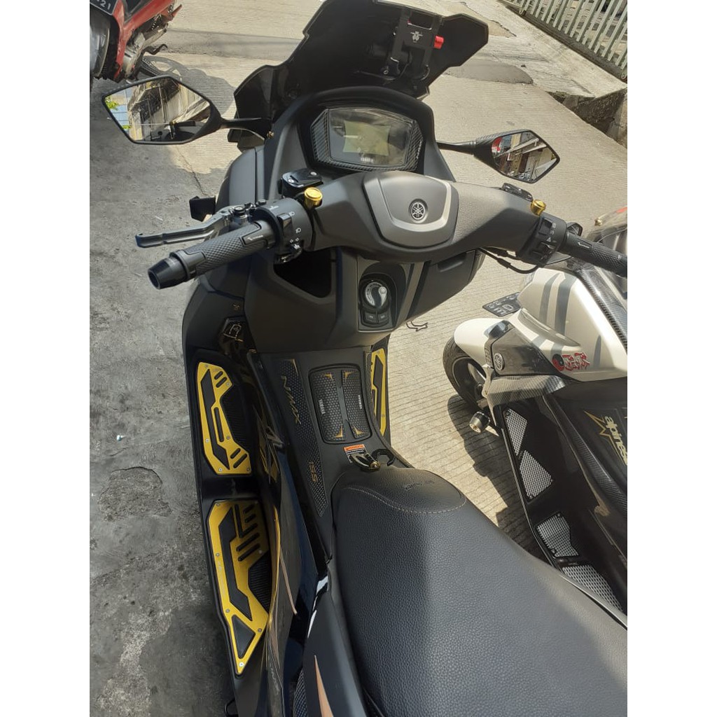 Bordes Nmax 2020 Karpet Pijakan Kaki Yamaha Nmax 2020 Black Diamond Original Shopee Indonesia