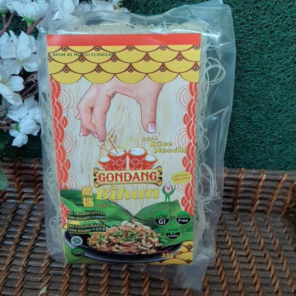 

Termurah Gluten Free Bihun Beras Putih Natural Tanpa Pemutih, pengawet dan pewarna Gondang