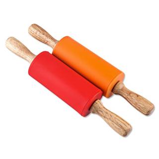 Rolling pin silicone food grade 22 cm gilingan adonan roti 