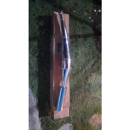 knalpot suzuki tornado GS 110 warna krom asli suzuki SGP