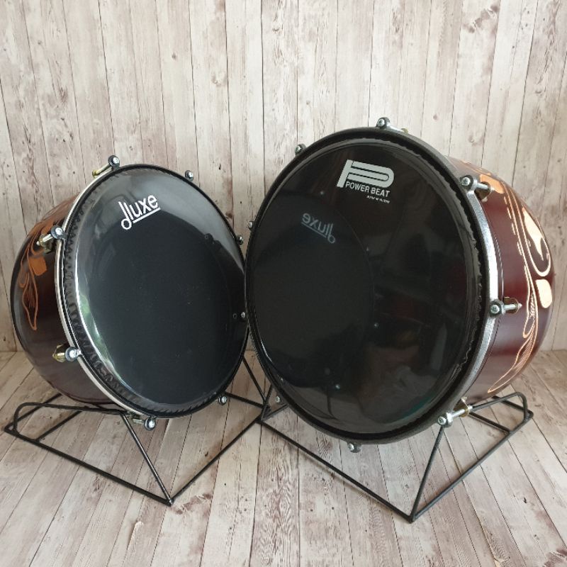 Head Drum Mika Bass 16 Inch Merek Power Beat Bas Hadroh Habsy Bas Tawon Mika Darbuka Calti