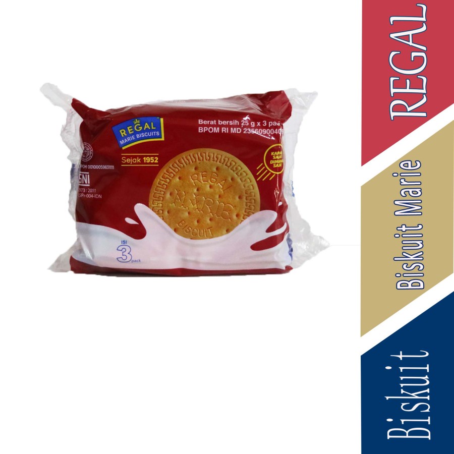 

Regal - Biskuit susu - isi 3 pcs