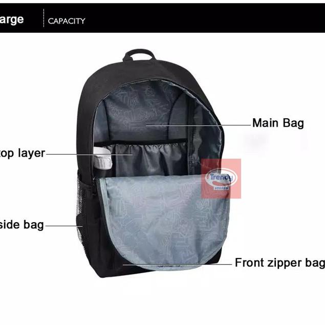 LANGSUNG KIRIM.. Tas LED | Tas Punggung USB Pria | Ransel Sekolah Kuliah Remaja Dewasa | Backpack Ko