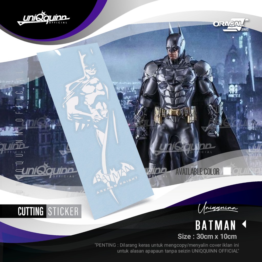 

UQ Cutting Sticker Batman Arkhan Night Silhouette