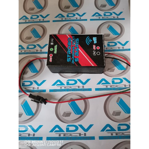 module strobo running text 5 baris wifi 50 mode