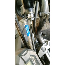 SELANG REM TDR 37 INCHI SILVER 94 cm PNP REM DEPAN NMAX AEROX PCX NON ABS