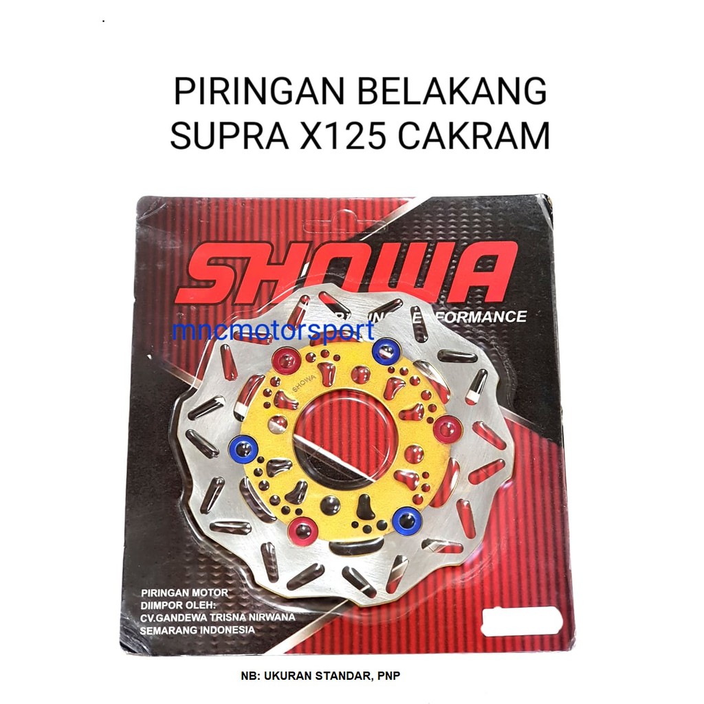 PIRINGAN CAKRAM BELAKANG FLOATING SUPRA X 125 DOBEL DISC BLADE CS1