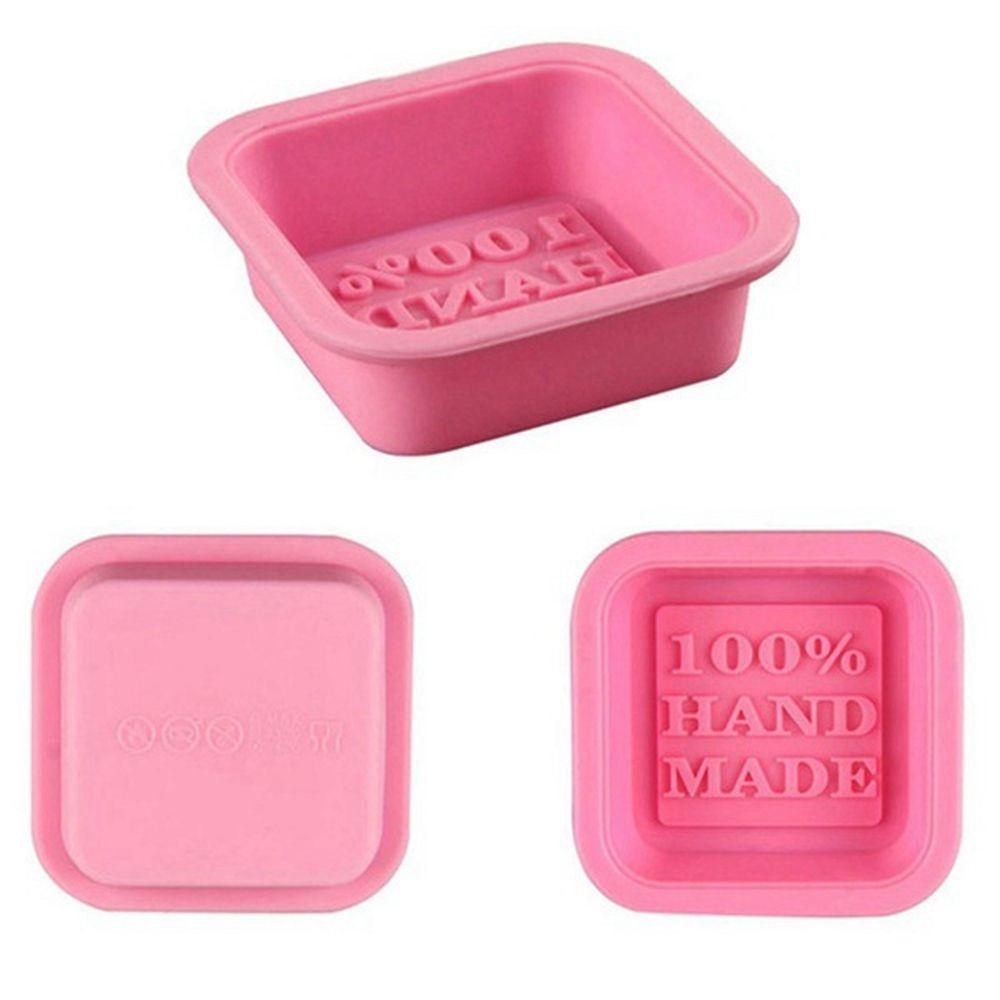 [Elegan] Cetakan Sabun Silikon Handmade Membuat Oval Cupcake Square Baking Mold