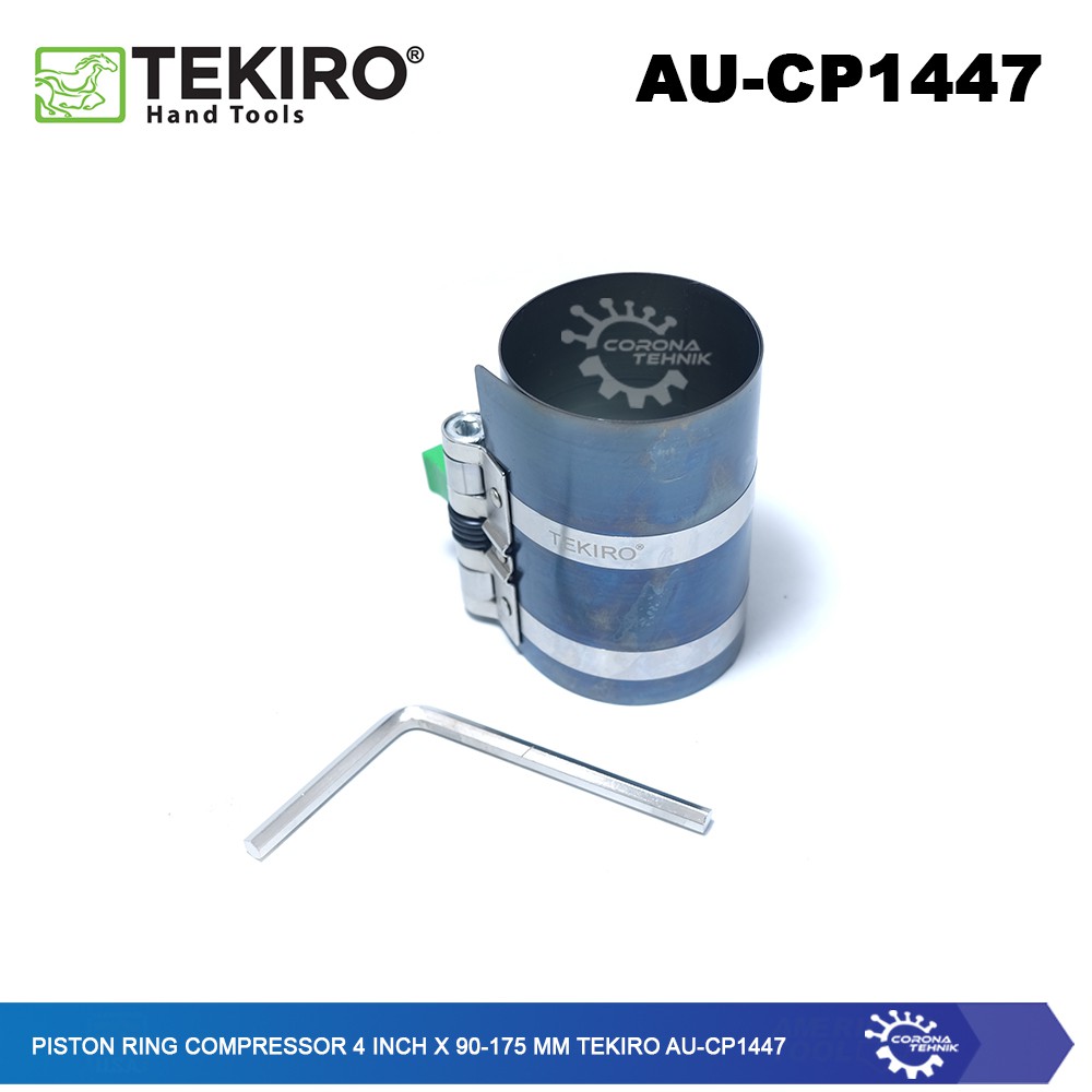 Piston Ring Compressor 4 Inch x 90-175 mm Tekiro AU-CP1447