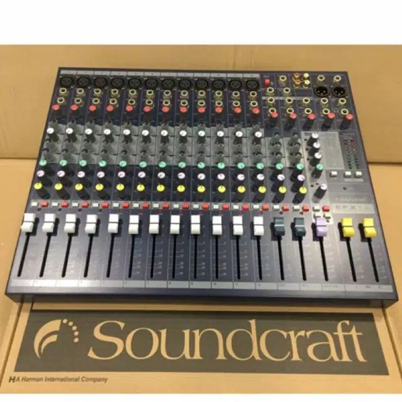 Mixer Soundcraft EFX-12 Lexicon Effects Grade A ACE Mixer 12 channel