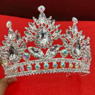 mahkota pengantin besar dan ful mata