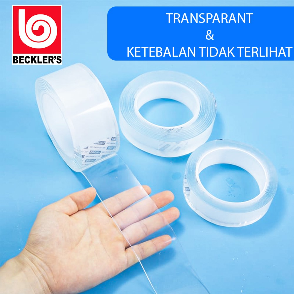 Tape Nano / Double Tape / Super Tape / Isolasi Bening super Kuat.Import