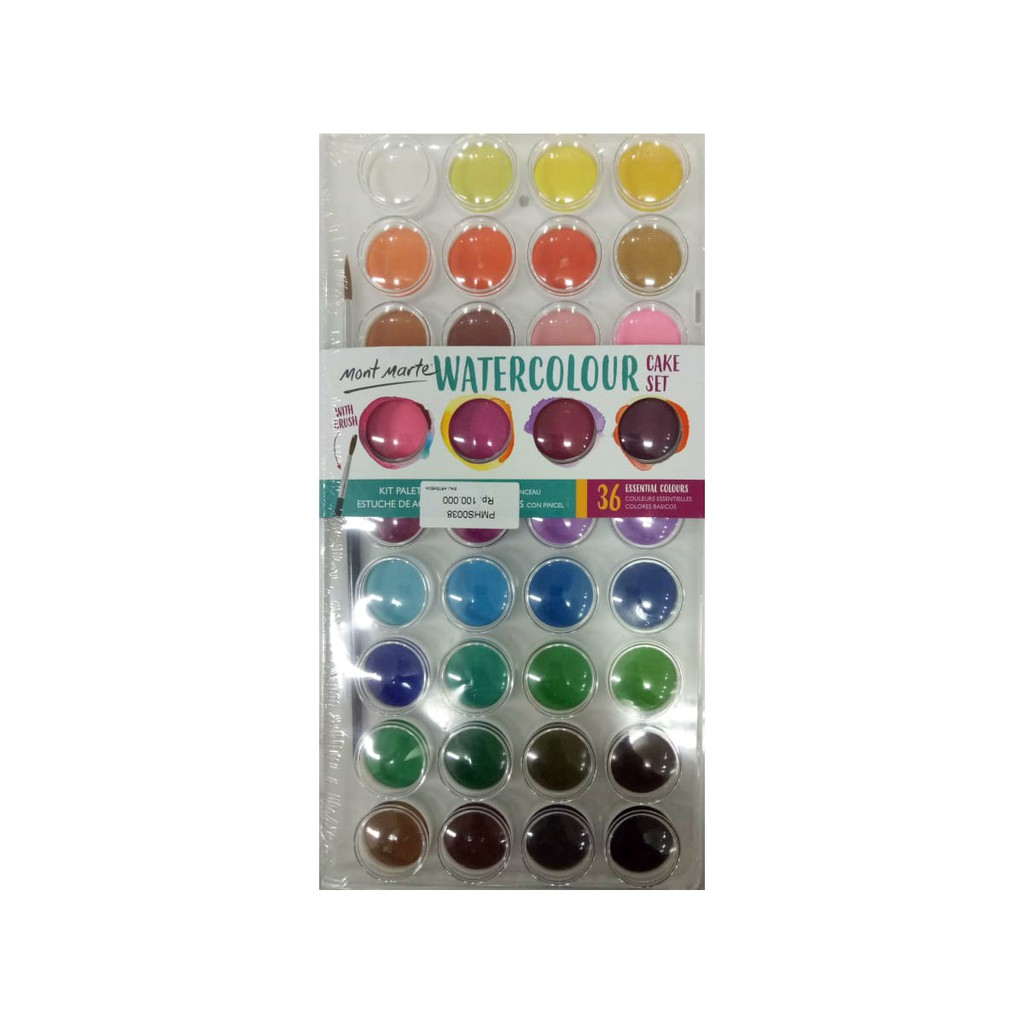 MONT MARTE WATERCOLOUR CAKE SET