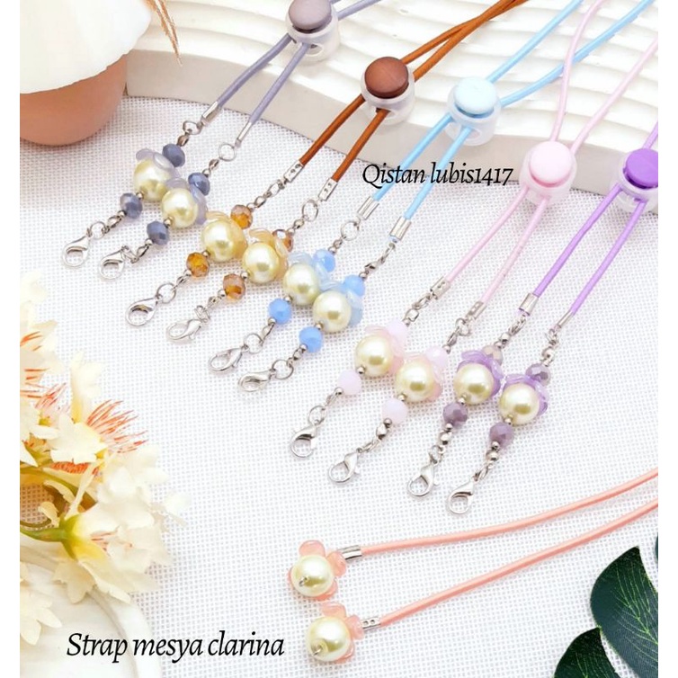 Strap Mesya clarina di kemas plastik ziplok
