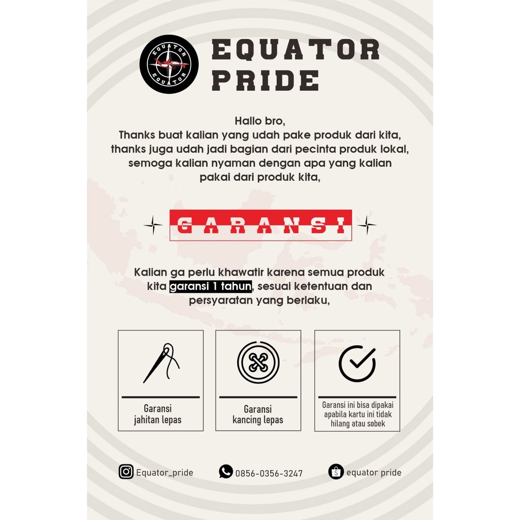 Equator Rompi Khatulistiwa Ultralight Hitam Doff