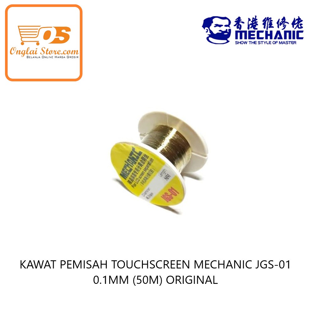 KAWAT PEMISAH TOUCHSCREEN MECHANIC JGS-01 0.1MM (50M) ORIGINAL