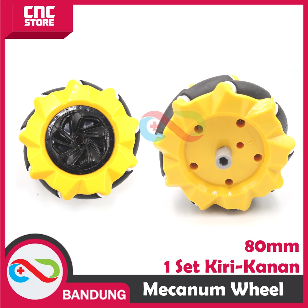 MECANUM WHEEL RODA ROBOT OMNI-DIRECTIONAL OMNI WHEEL 80MM SMART CAR