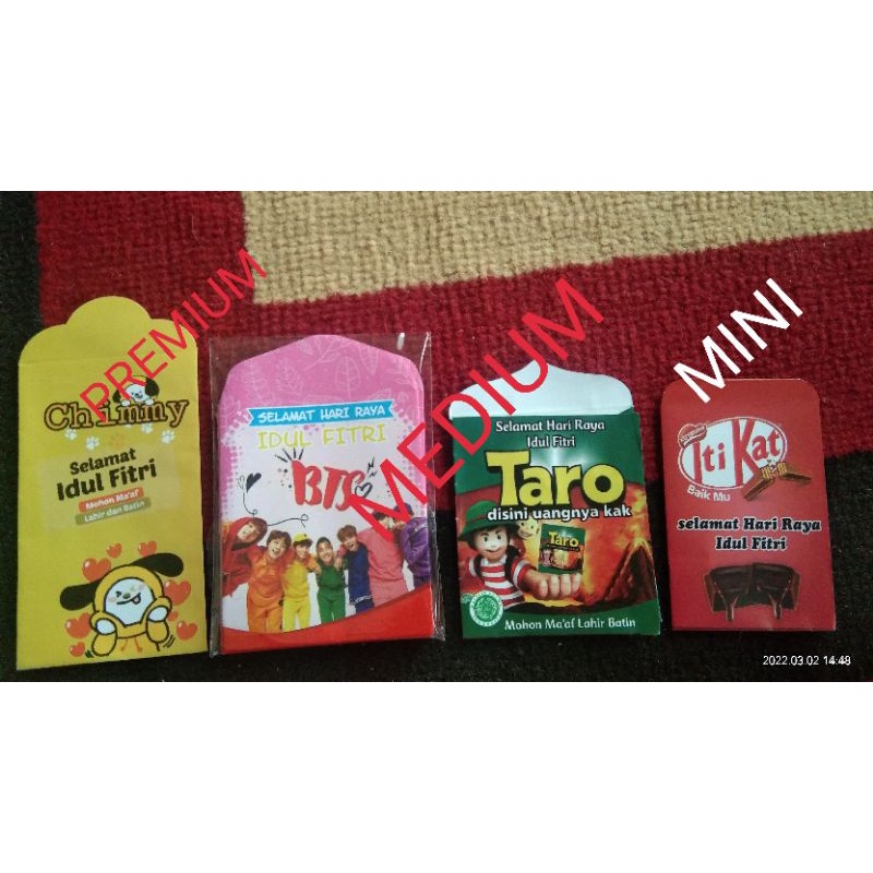 

Amplop snack/Amplop viral/ amplop lebaran TEBAL (1pack isi 10)