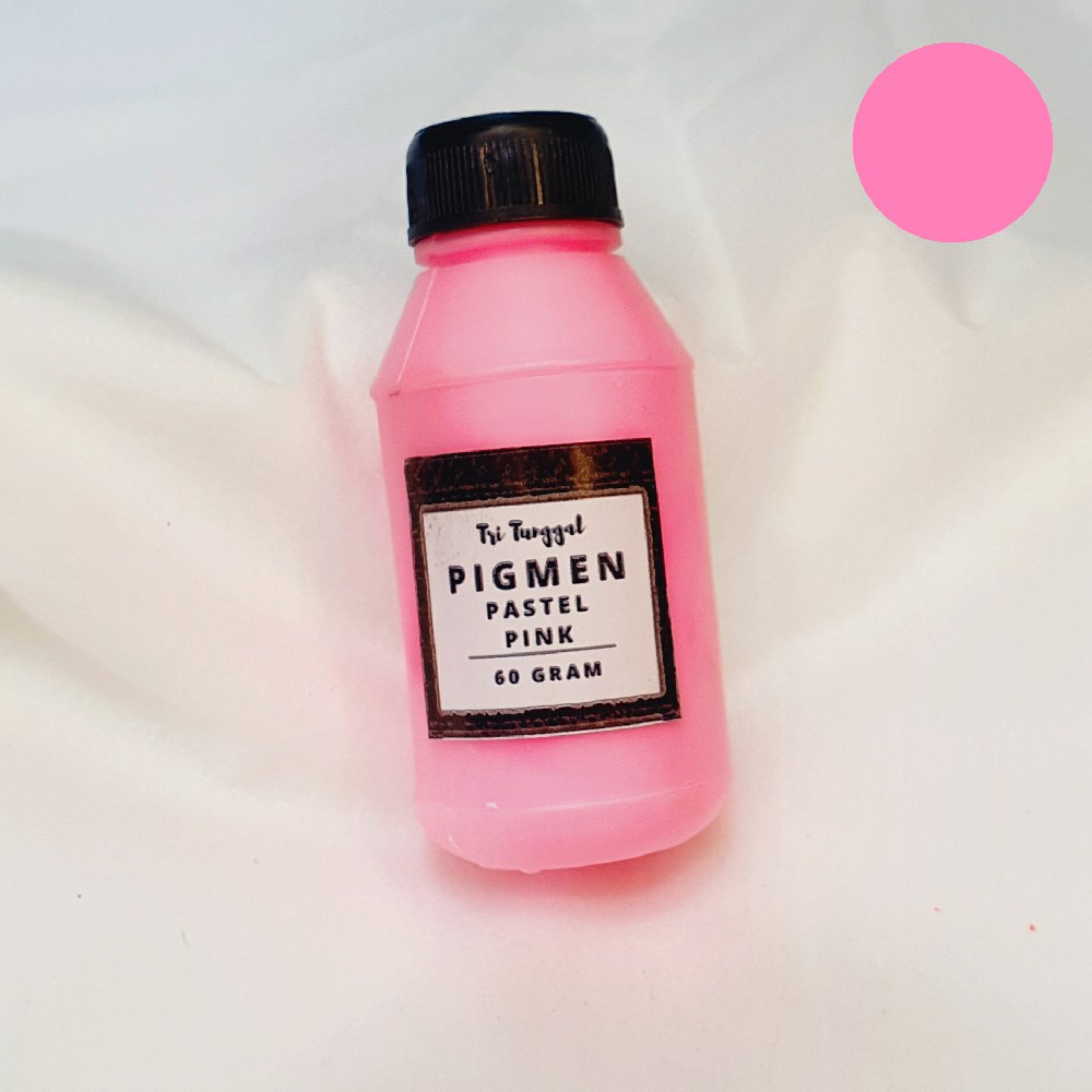 PIGMEN 60GR PASTEL PINK Merah Muda Pewarna Sablon Pigment Color Bundle Stabilo Waterbased Tie Dye Pigment Cat Warna Warni Air Cair Cairan Liquid Cat Paint Painting Kerajinan Prakarya Kesenian Perlengkapan Gambar Mewarna Lukis Craft Grosir  Prakarya Malang