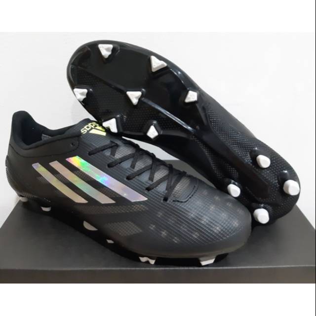Sepatu Bola Adidas F50 X 99.1 Black Stripes Chrome FG