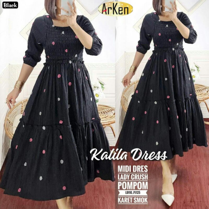 GOLDY ,KALILA,  ANDIN,SANTUY,Midi Dress II Arken