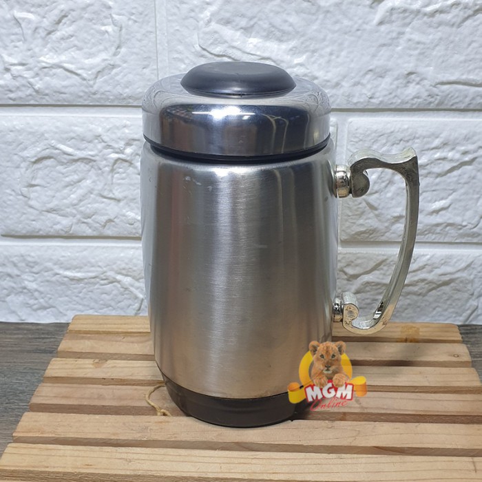 Mug vaccum 400ml dengan saringan Stainless model GENTONG