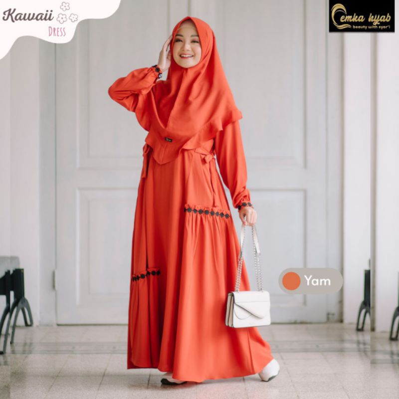 KAWAII DRESS BY EMKA HIJAB (2)