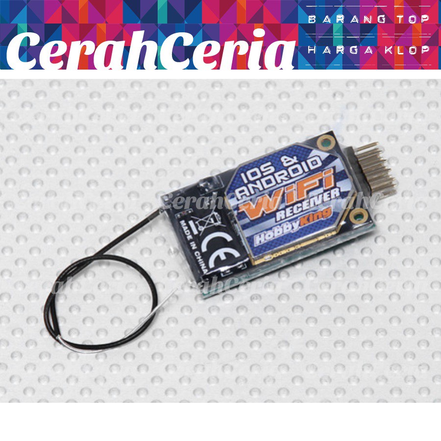 HobbyKing iOS / Android 4 Channel WiFi Receiver buat RC Kontrol lewat Android iPhone HP