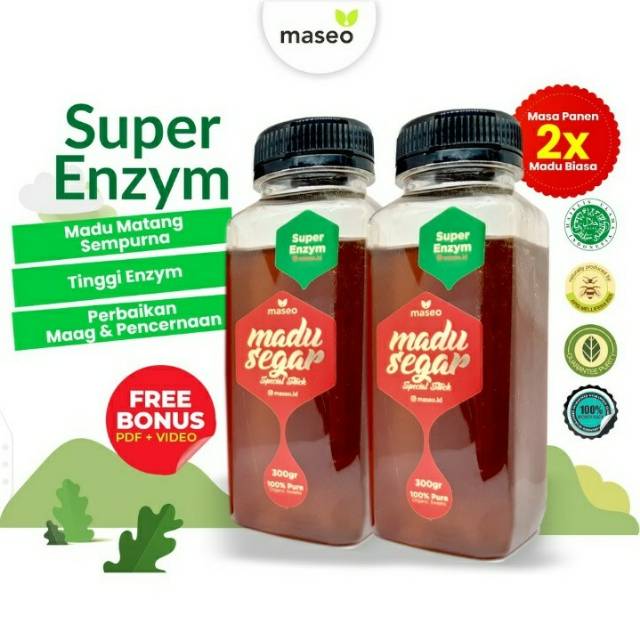 

Maseo Madu Segar Organik Super Enzym