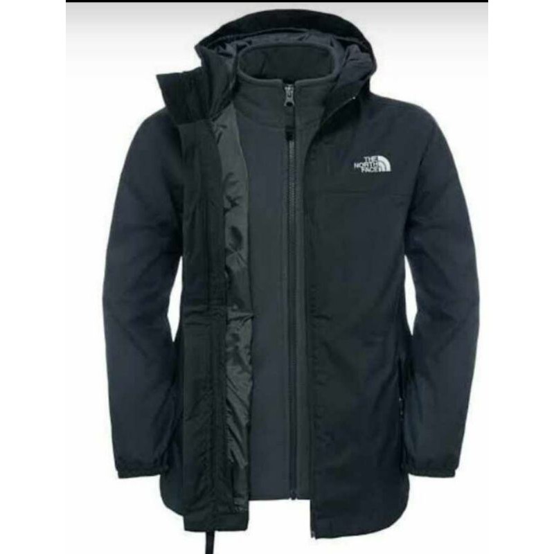 the north face jacket with fleece inside