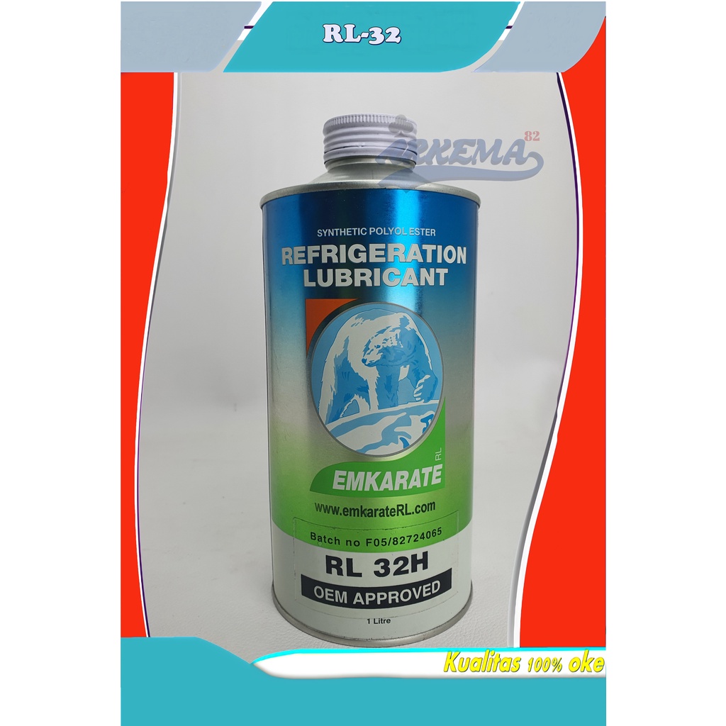 OLI EMKARATE RL32H 1 LITER | OLI COMPRESSOR RL32 H | OLI EMKARATE KALENG RL 32H