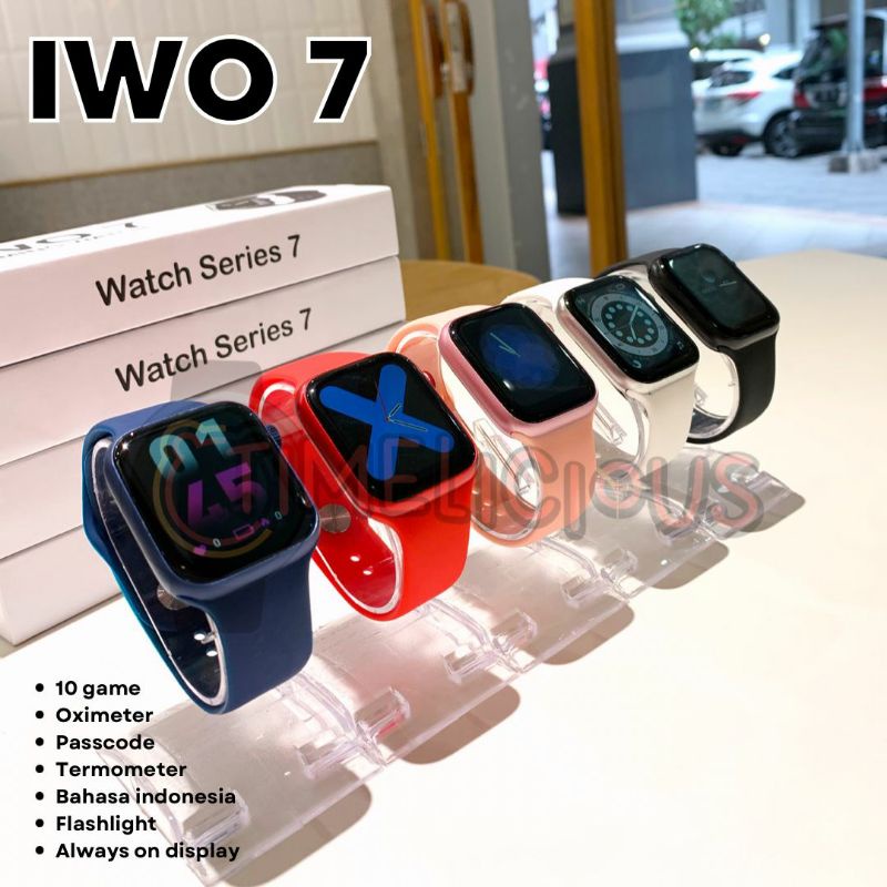 New SMARTWATCH SERIES 7 IWO 7 KONEK IOS & ANDROID