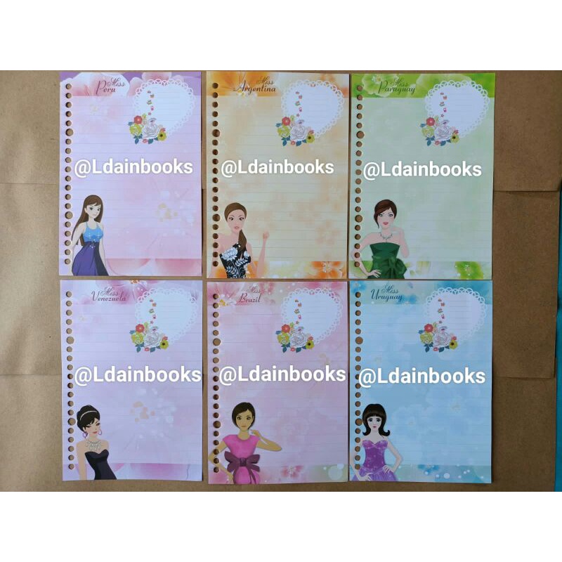 

WAJIB BACA DESKRIPSI PRODUK! Isi Binder Harvest A5 Miss America Latin Lengkap