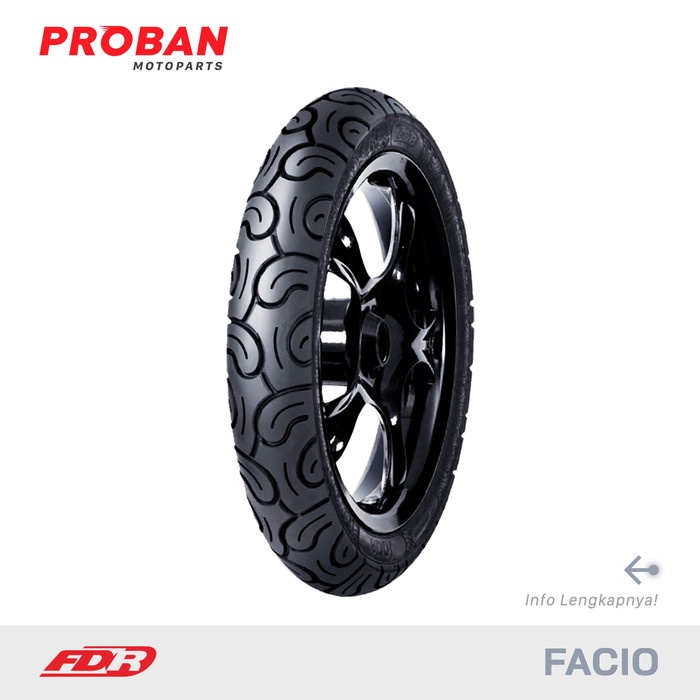 BAN BARU Ban Motor FDR TL FACIO 80/90 Ring 14 Tubeless