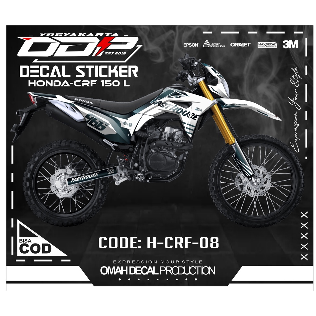 STIKER DECAL HONDA CRF 150 FULLBODY DEKAL KEREN DEKAL KEKINIAN KEREN DECAL TEMURAH DAN TERBAIK