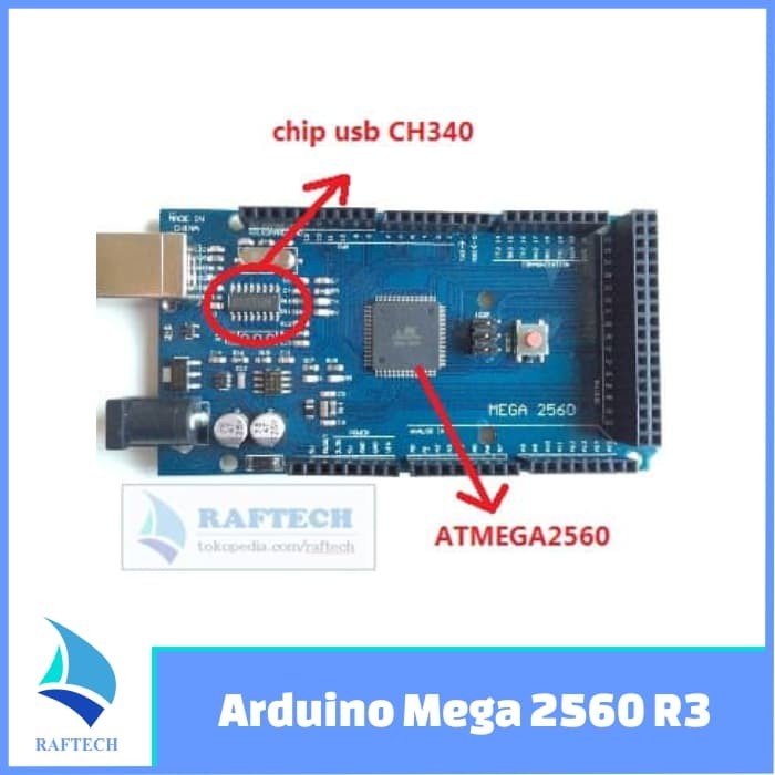 Arduino Mega 2560 R3 - ATMEGA2560 clone - CH340