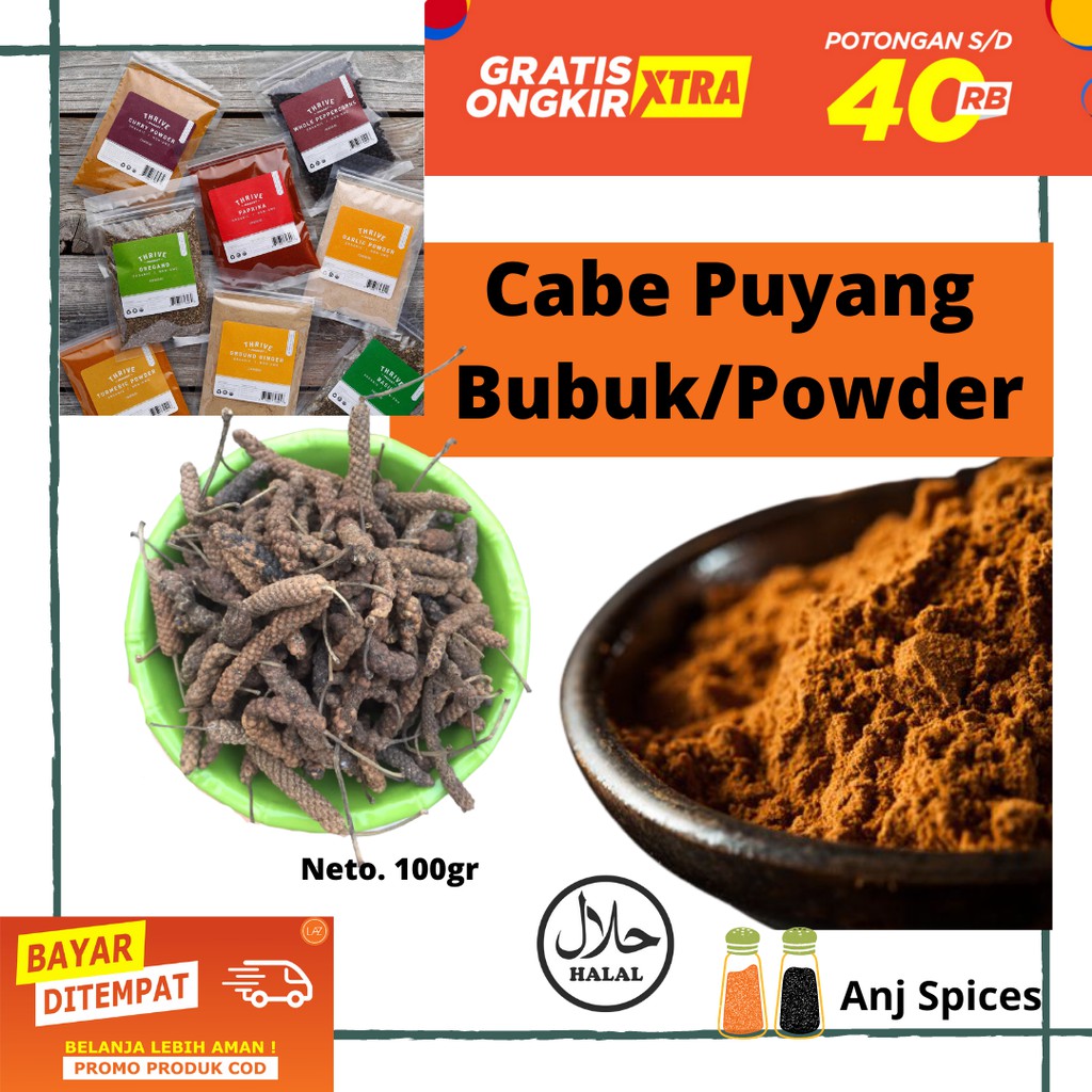 

ANJ Cabe Puyang/Jamu Bubuk powder Original 500gr