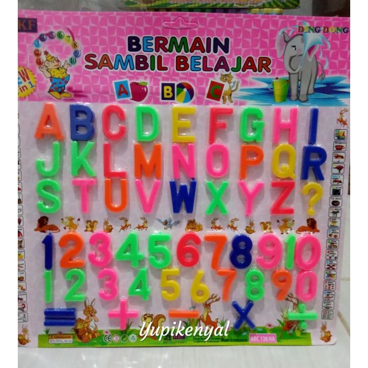 MAINAN EDUKASI HURUF DAN ANGKA