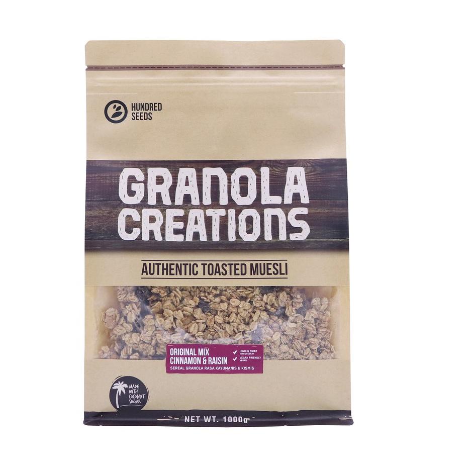 

[Diskon] ➽ Granola Creations Original Mix Cinnamon & Raisin Granola Makanan I Muesli I Snack - 1kg ♪