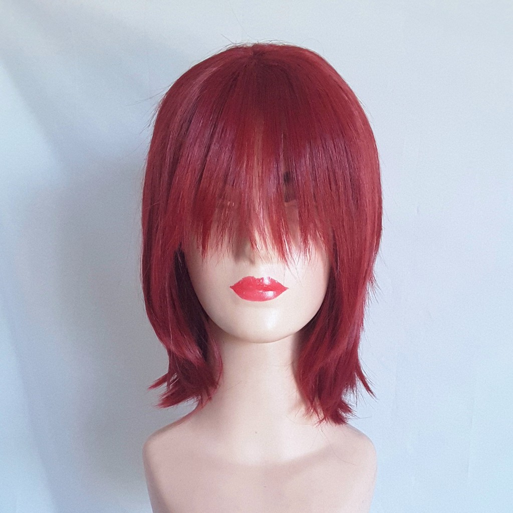 WIG COSPLAY RSW K PROJECT SUOH MIKOTO / SENGOKU NIGHT BLOOD TAKEDA SHINGEN / BASE 35CM RED