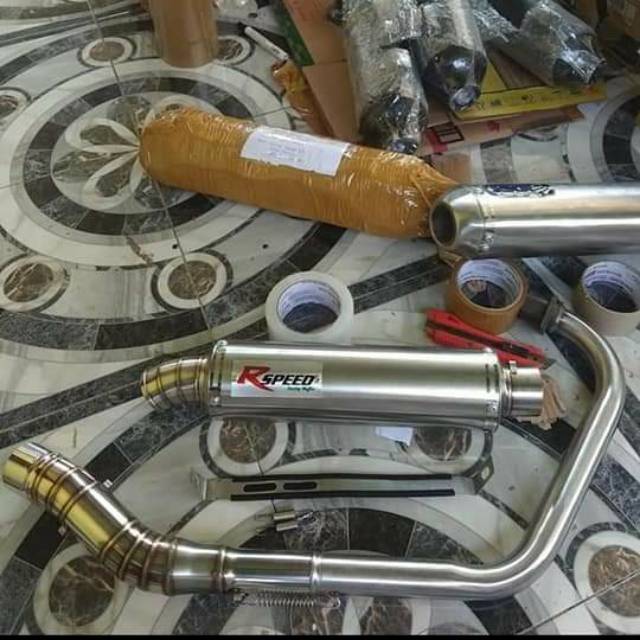 knalpot R SPEED BULAT for TIGER.MP.CB.GL.DLL