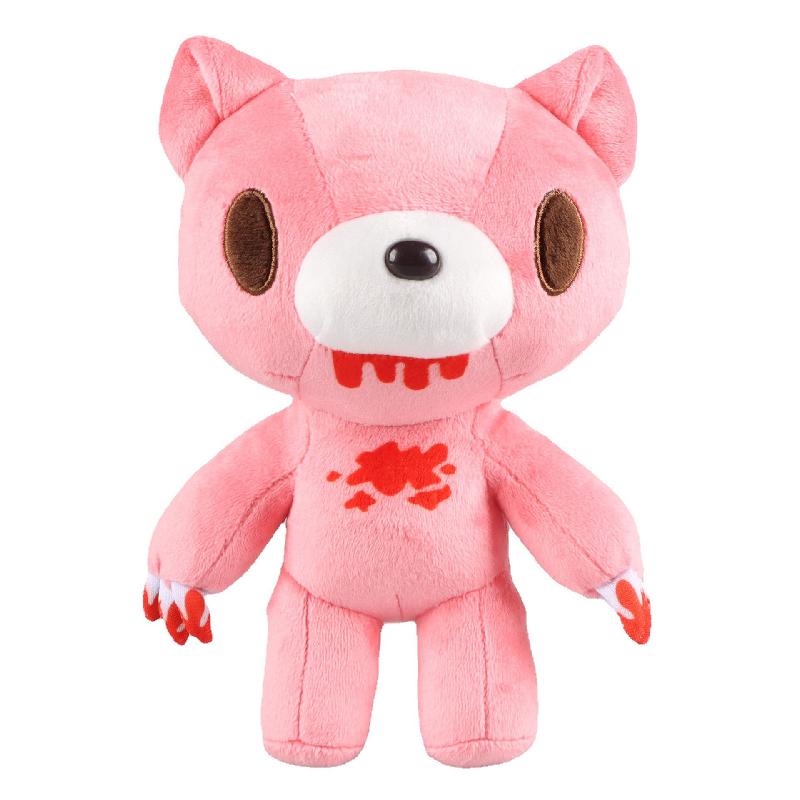 Mainan Boneka Plush Bentuk Beruang Warna Hitam / Pink Untuk Hadiah Anak