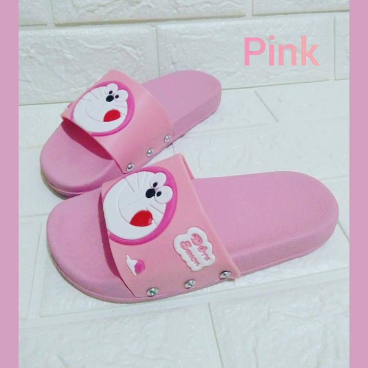 Sandal Selop Wanita Simple Trendy Doraemon